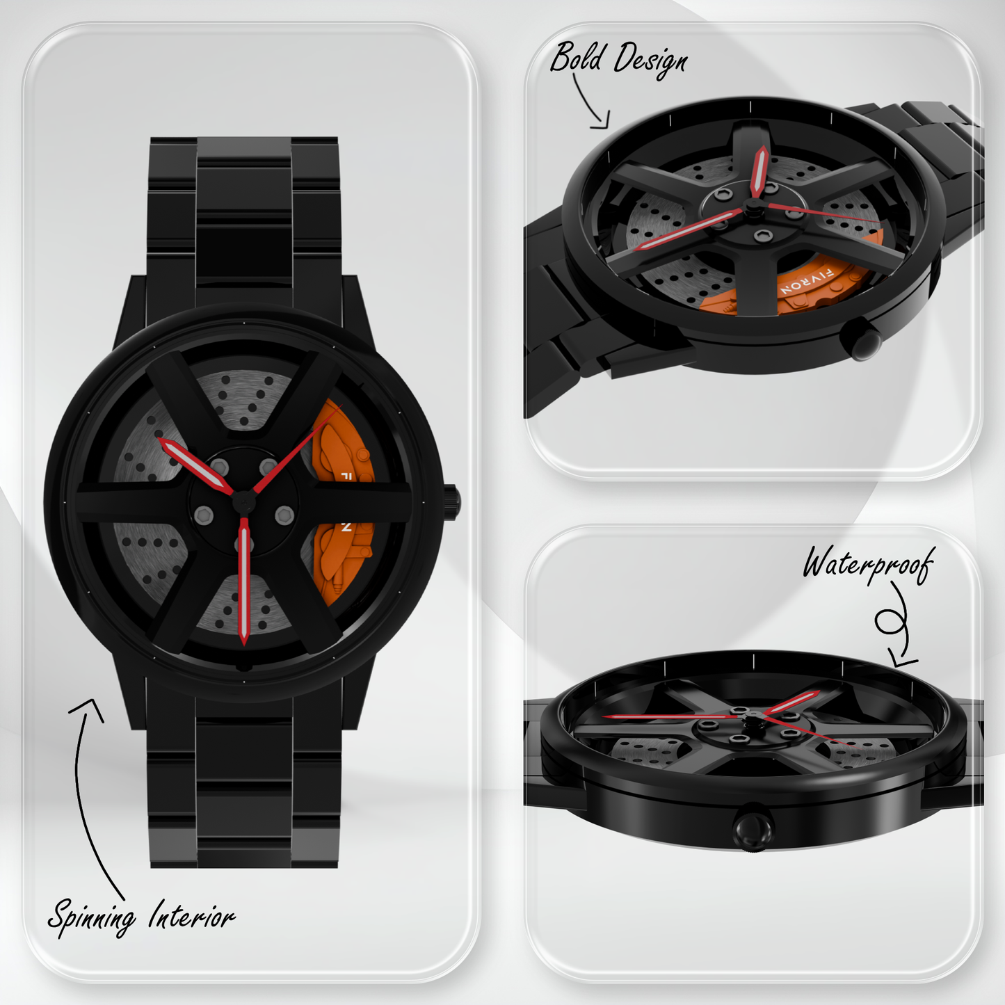 Fivron® - GTR Spinning Watch